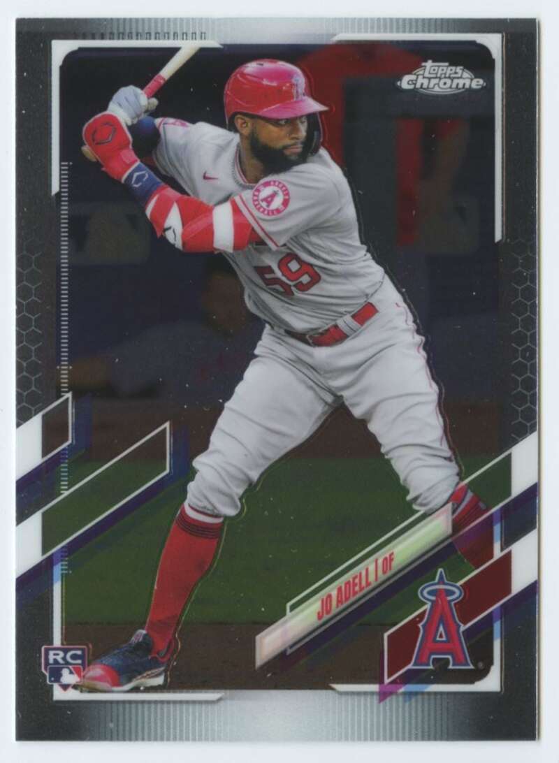 2021 TOPPS CHROME #142 JO ADELL RC ANGELS