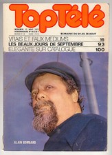 ▬►TOP TÉLÉ N°49 (1977) A.BOMBARD_URI GELLER_DOMINIQUE WEB MAGIE_CLAUDE FRANÇOIS