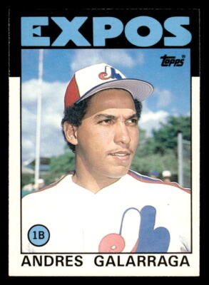 1986 Topps Traded #40T Andres Galarraga Rookie Card RC