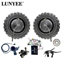 11 inch Scooter Motor Hub Motor 120A controller kit Dual Drive 100km/h 3800W