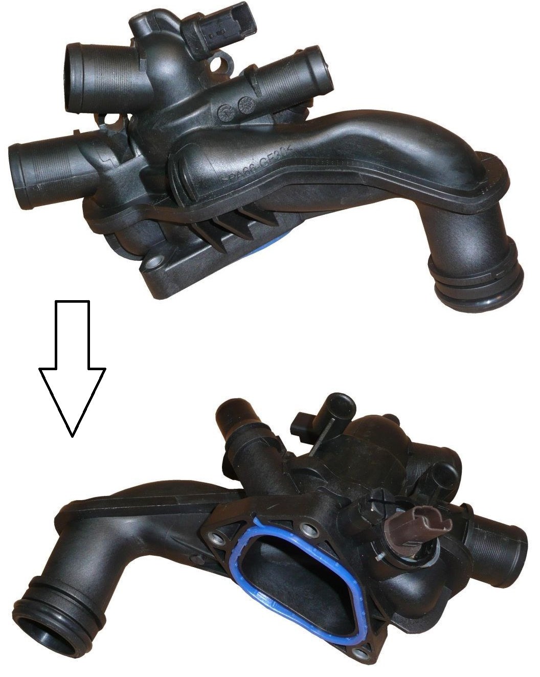 Boîtier thermostat Tech-France M2272 en alliage polymère haute résistance pour Citroën C4 II et DS3