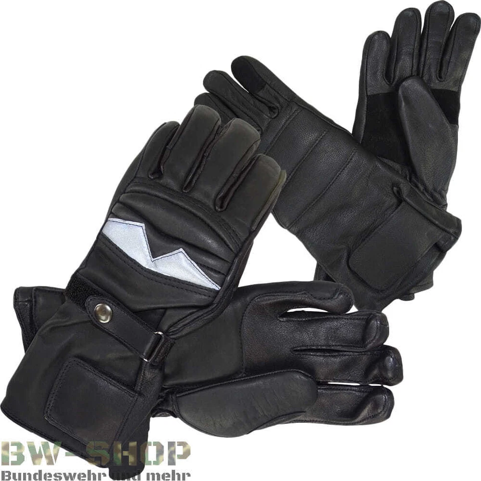 ORIGINAL POLIZEI MOTORRAD HANDSCHUHE NEU KRAD SCHUTZHANDSCHUHE SOMMER & WINTER - Bild 1 von 1