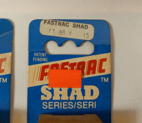 Rebel Fastrac Shad Green Black LOT of 3, FT-88 Y I5, NIB - Picture 3 of 4