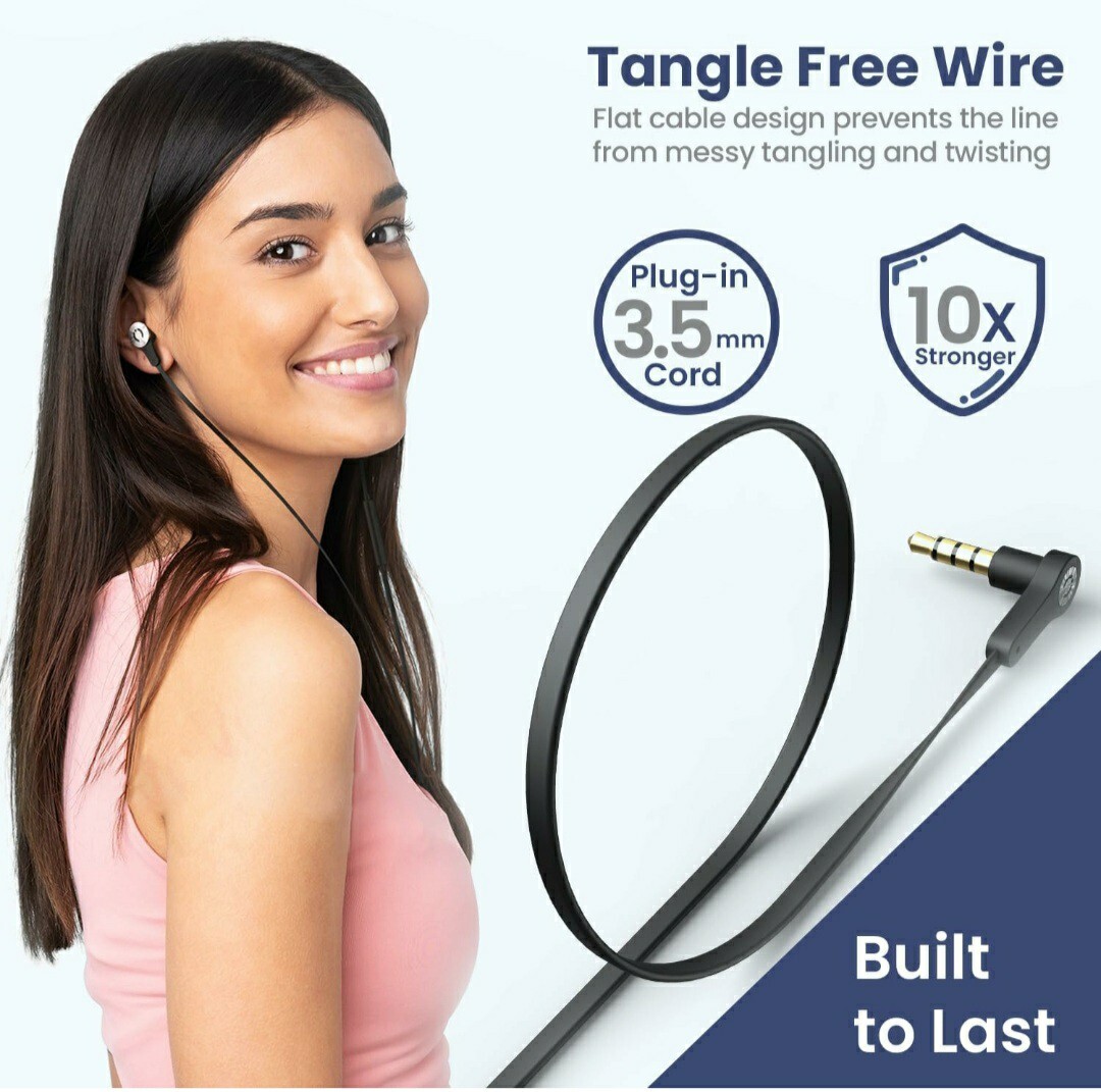 MuveAcoustics Drive Wired In-ear Earbud Headphones - Noise 
