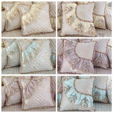 2pcs Lace Cushion Pillowcase Pillow Cover Throw Case Sofa Bed Decor 45x45cm