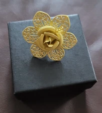 Cocktail Ring Rose Lolita Ring Adjustable