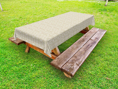 orientalisch Outdoor Tischdecke Negative Exposure Garten Stoff Digitaldruck 