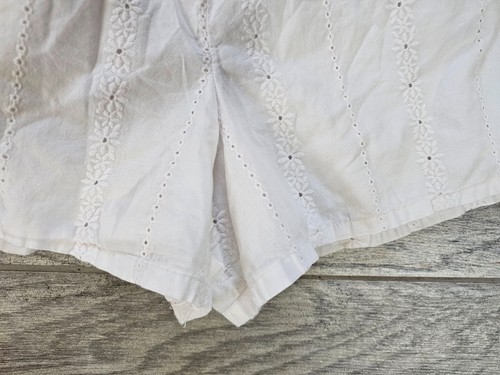 Girls Art Class Floral Shorts Elastic Waist Layered X Large 14/16 White XL - Picture 6 of 12