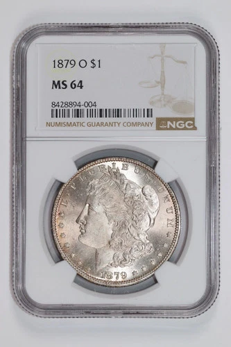 1879-O MORGAN DOLLAR NGC MS64