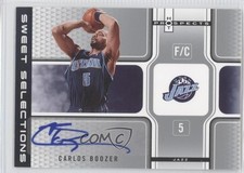 2006 Fleer Hot Prospects Sweet Selections 19/50 Carlos Boozer #SSA-CB Auto b9u
