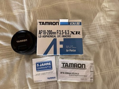 Tamron AF 18-200mm f/3.5-6.3 XR LD Di II für Pentax K PK, #867-4, - SEHR GUT -
