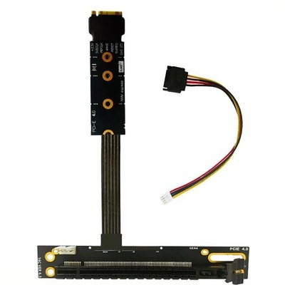 Black M.2 to PCIe x16 Graphics Card Adapter Cable Graphics Card Accessories