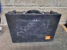 Black Metal  Tools Screws Case heavy duty storage tools used