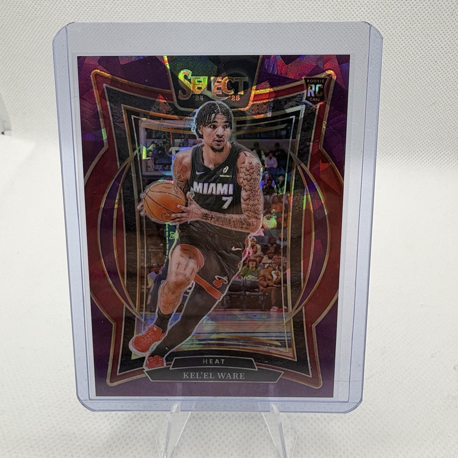 2024-25  Select - Concourse Kel'el Ware #66 Purple Cracked Ice Prizm /99 (RC)