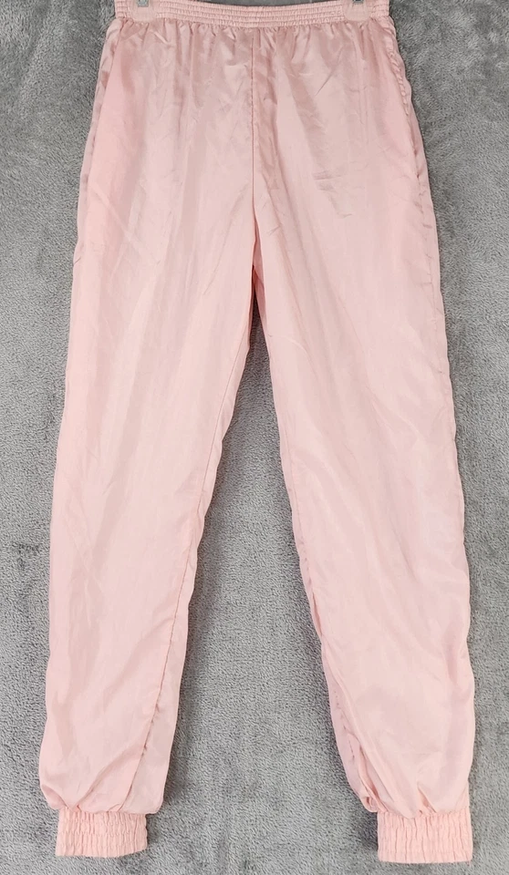 Moving Comfort Tracksuit Womens Small Pink Zip Retro 80s Vintage Windbreaker - Image 3 of 4