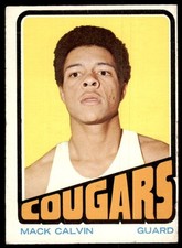 1972-73 Topps Basketball Card Mack Calvin Carolina Cougars #179