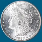1880 S Morgan Silver Dollar-Good Condition US Coin