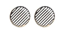 New Fender Horn Grille Covers Stainless 1936 Ford Car 68-16156-a New Fender Horn Grille Covers Stainless 1936 Ford Car 68-16156-a