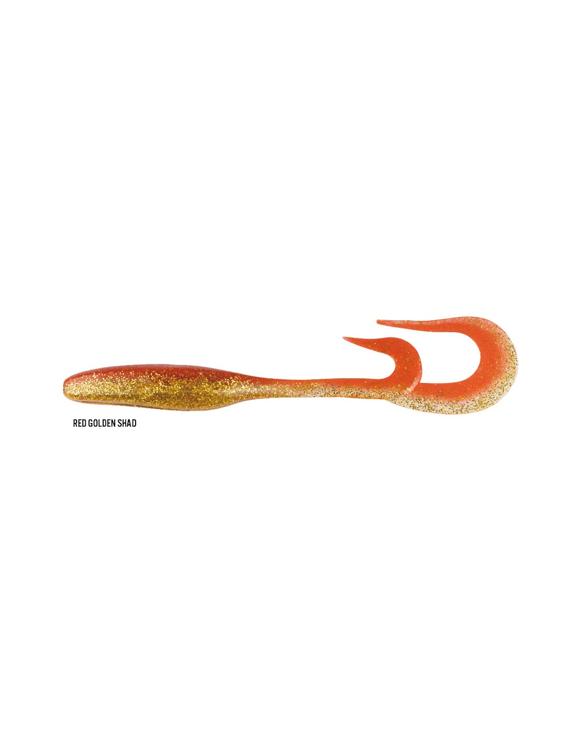 Esca pesca pesce finto artificiale Adusta TMG - 4 PEZZI - INCH 9.5”-RED GOLDEN