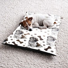 Custom Colour Shih Tzu Dog Mattress Bed Comfy Cosy Pet Cushion Kennel Cute Gift