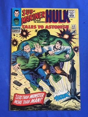 Tales to Astonish #83 FN/VFN (7.0) MARVEL ( Vol 1 1966) Hulk Sub-Mariner (2)
