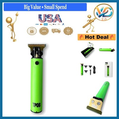 Ghost Beard Trimmer Men Cordless Hair Clippers Zero Gapped T-Blade Ghost Slime