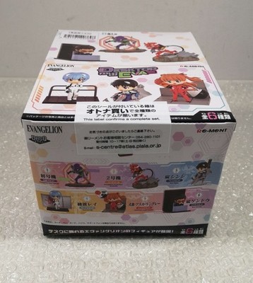 EVANGELION DESQ DESKTOP EVA (SET 6 STÜCK) JAPAN NEU (RE-MENT)