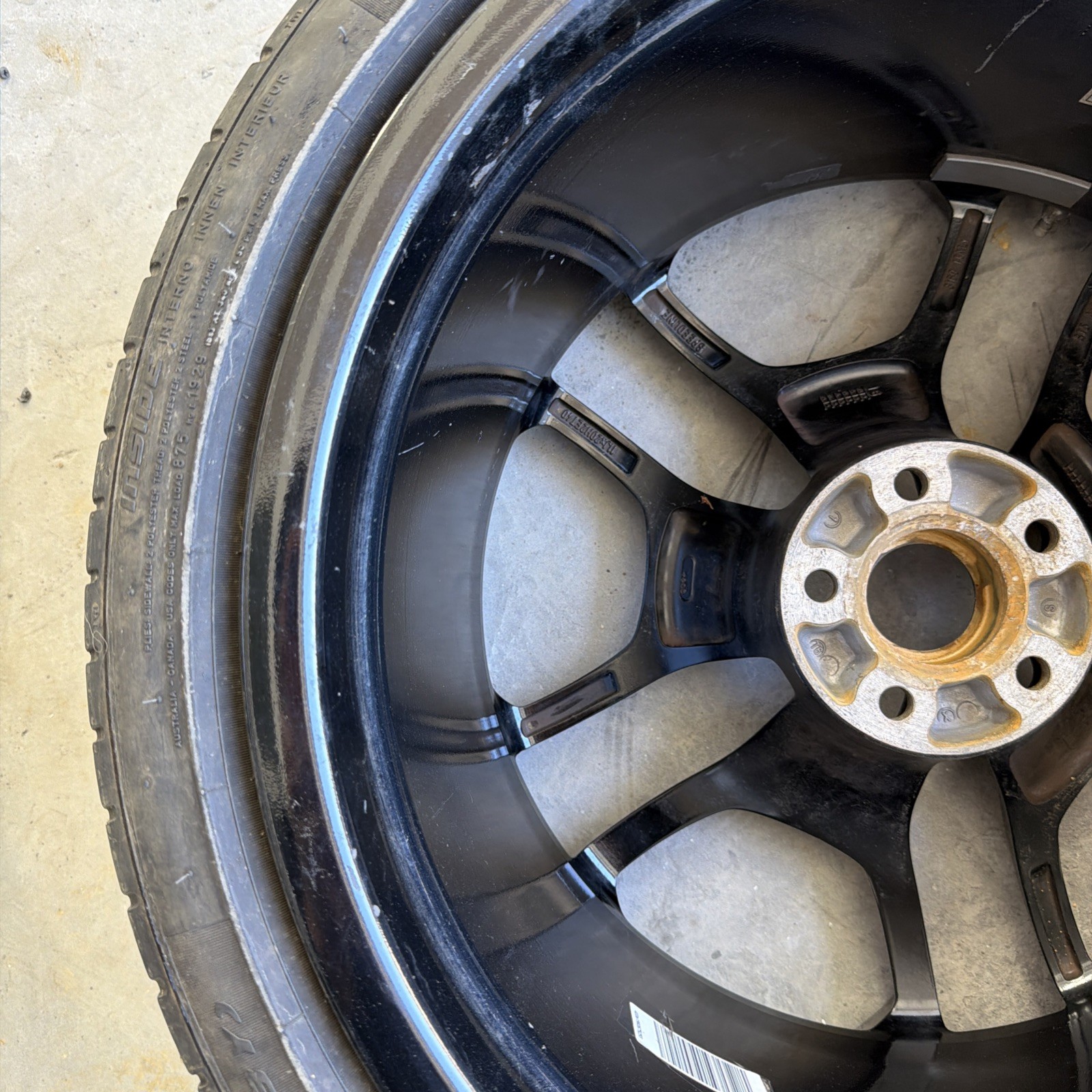 Lamborghini Huracan 20 inch 20 x 11 Original Rear Wheel 2015 - 2022 OEM STRAIGHT