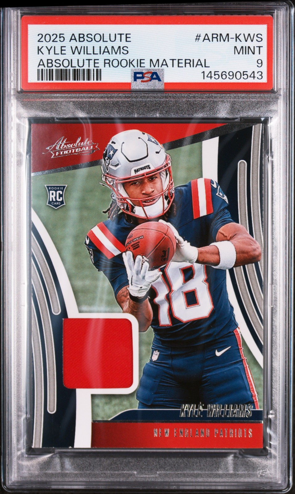 Kyle Williams Panini Absolute Absolute Rookie Materials #ARMKWS Base