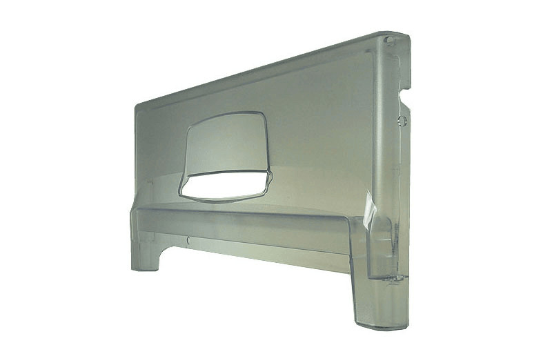 Façade de tiroir supérieur transparent LXH430X197 MM pour congélateur Indesit