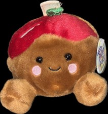 NEW NWT Aurora Palm Pals Sticky Caramel Apple 5" Plush Stuffed Animal Toy AU