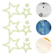 24Pcs Durable Bathtub Non Slip Stickers Green Peva Stars Safe Bathroom Use