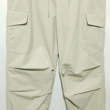 Genuine Wide Cargo Pants with Drawstring WS S1276