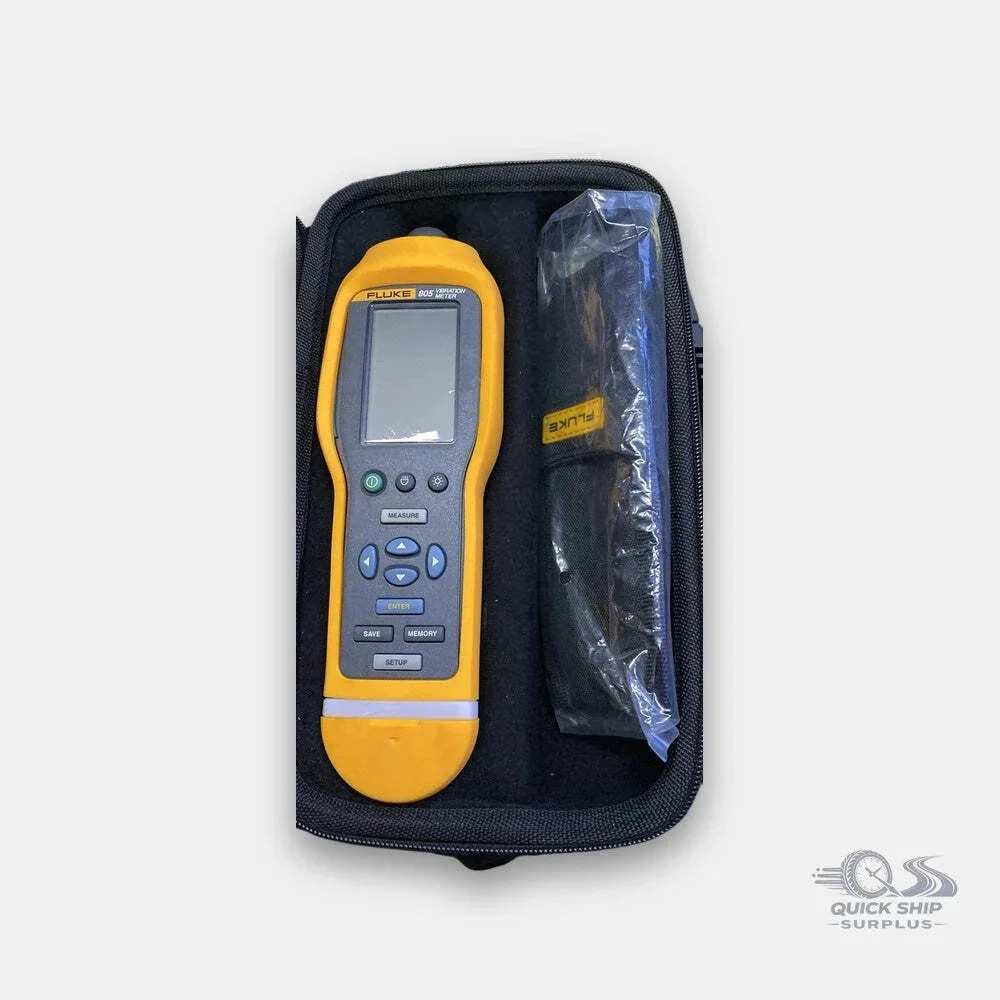 Fluke 805 Vibration Meter Handheld 1000 Hz Backlight Screen *PLEASE READ*