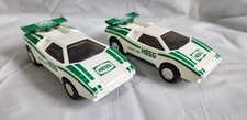 Lot 2 Vintage 1991 Hess Gasoline Lamborghini Push & Let Go Car's 4.5&rdquo; Toy