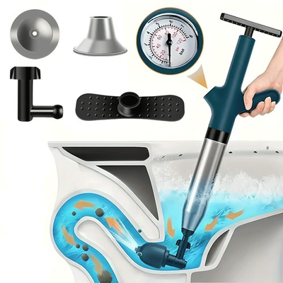 #ad #ad Multi Purpose High Pressure Toilet Plunger Drain Clog Remover Air Pump Tool $19.99