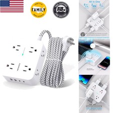  40 Value New Surge Protector Power Strip with USB-C  12-In-1 Outlets