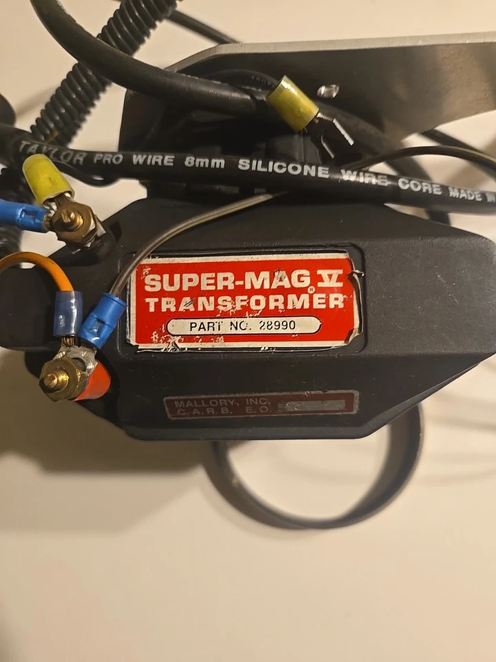 MALLORY SUPER MAG 2 , Base BBC,SBC, SUPER MAG 5 TRANSFORMER, TALOR WIRES,... - Image 4 of 4