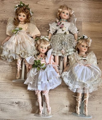 Leonardo Sammlung Ballerina Porzellan Puppen x4 Konvolut