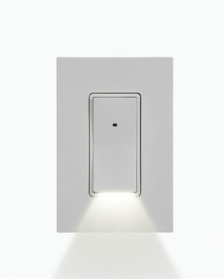 Single Pole Illuminated Light Switch Decora Rocker LED Night Light UL Listed