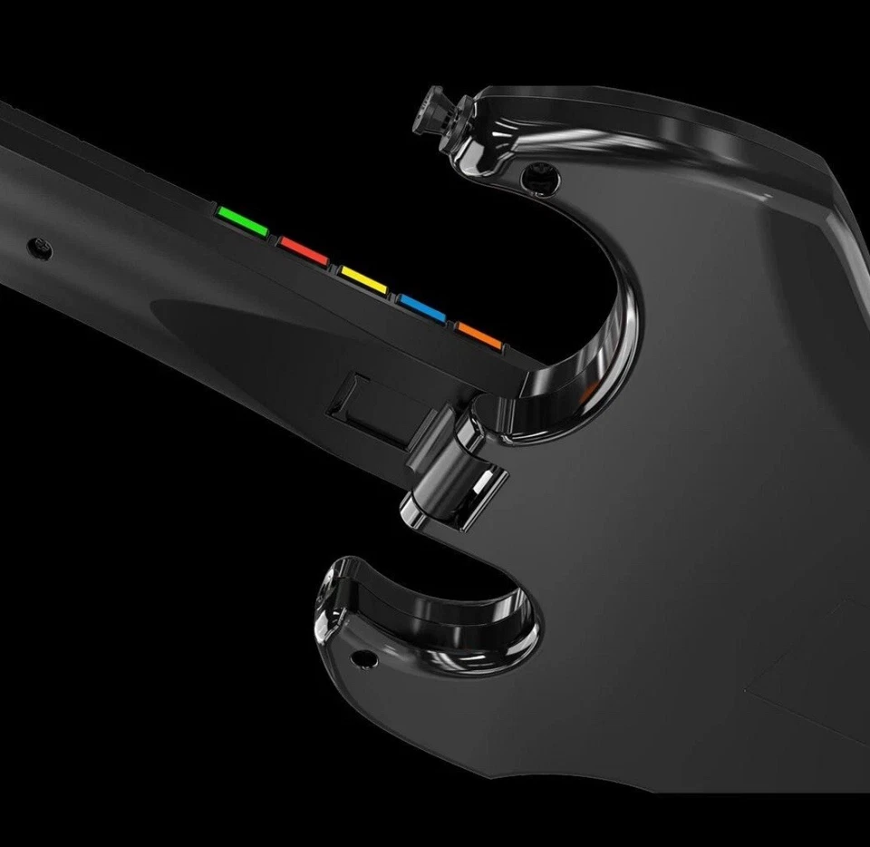 Xbox One X/S Wireless Black RIFFMASTER GUITAR + ROCK BAND 4 GAME Bundle - Image 3 of 4