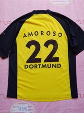 Vintage Borussia Dortmund 2001/02 #22 Amoroso Football Jersey - Goool - Size L