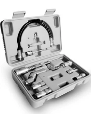 Grease Gun Accessory Set 12 Piece, Grease Coupler Kit and Grease Gun Attachme...