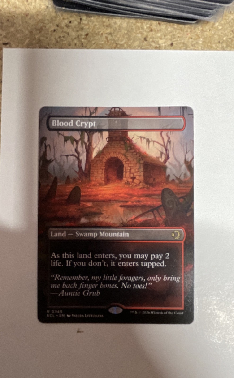 Blood Crypt (Borderless) Lorwyn Eclipsed #349 Rare