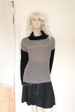 Weekend Max Mara black White Silk wool knit j...