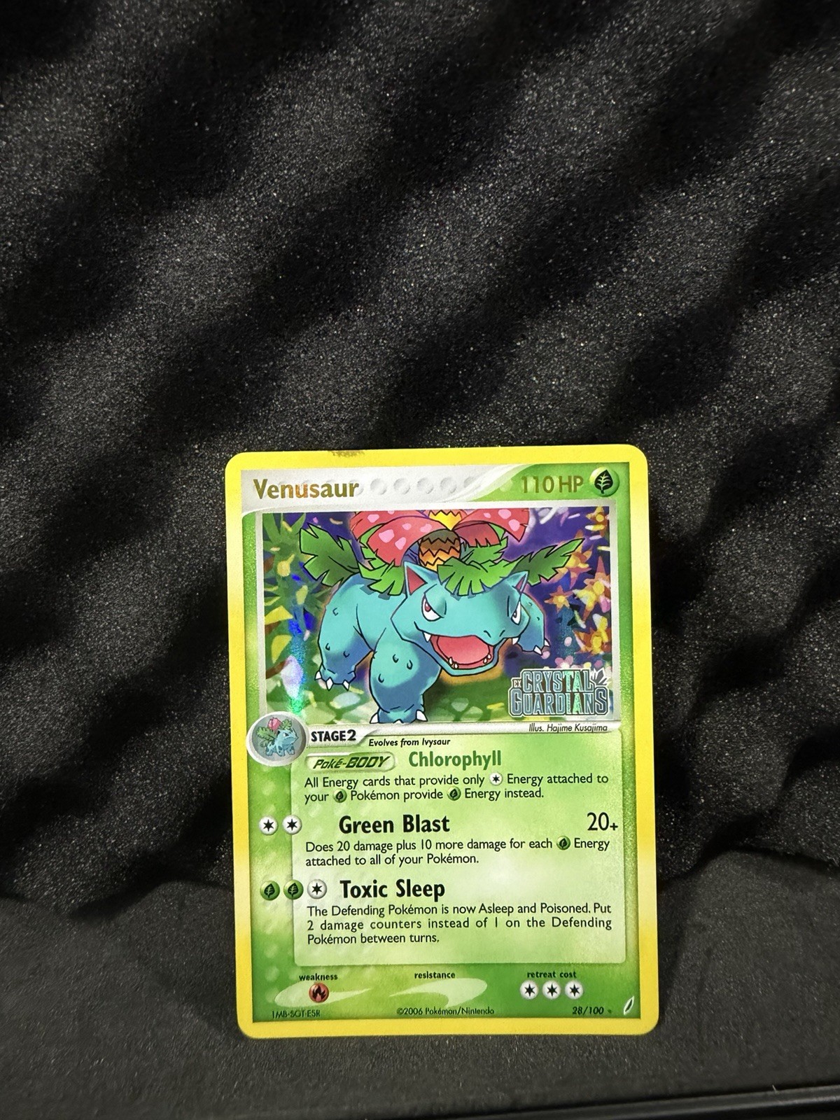 Venusaur 28/100 Crystal Guardians Reverse holo - STAMPED : NM