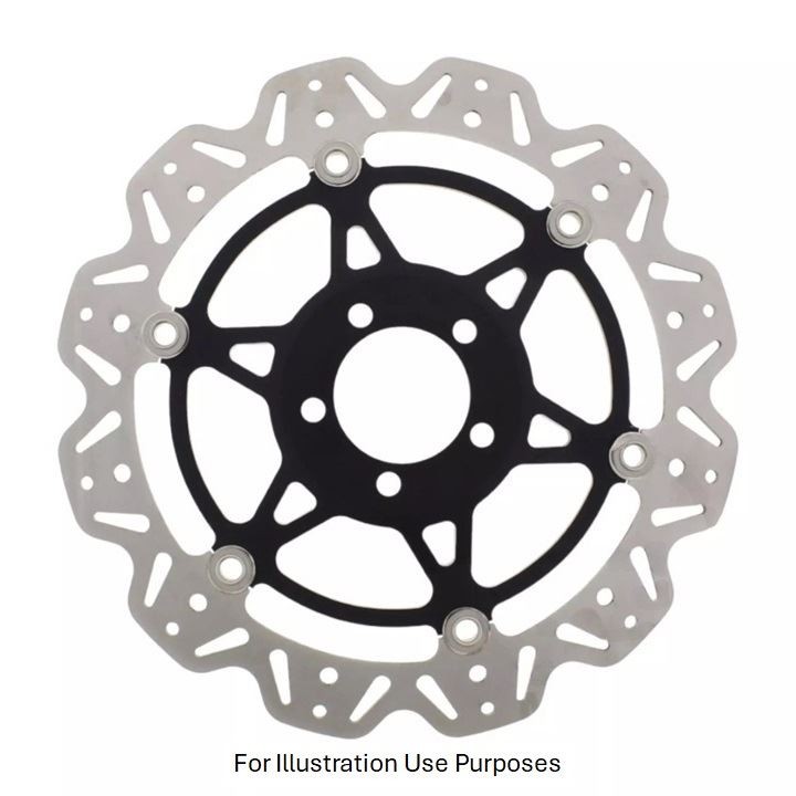 EBC Floating Vee Rotor Front Black Hub - VR4022BLK