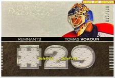 OPC PREMIER 2007 TOMAS VOKOUN NHL PANTHERS REMNANTS TRIPLE GAME JERSEY /100