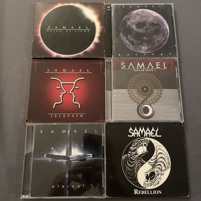 SAMAEL 6 CD LOT Passage Rebellion Solar Soul Eternal Telepath Reign of Light