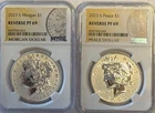 2023 S Morgan & Peace Dollar NGC Reverse PF69 - Two Coin Set